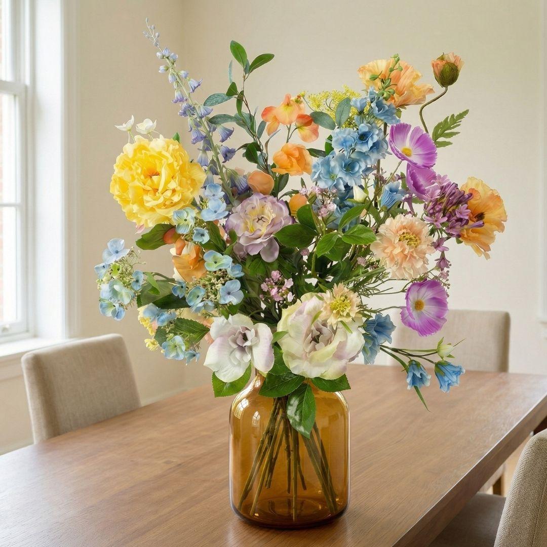 Kunstblumen-Strauß »Soft Spring Deluxe« Pastell, ca. 85 cm – Ansicht 5
